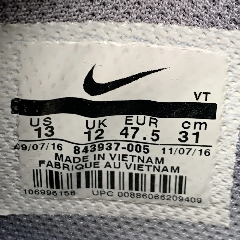 Nike Speed 4 Platinum Training Shoes 843937-005 Men’s Sz 13‎